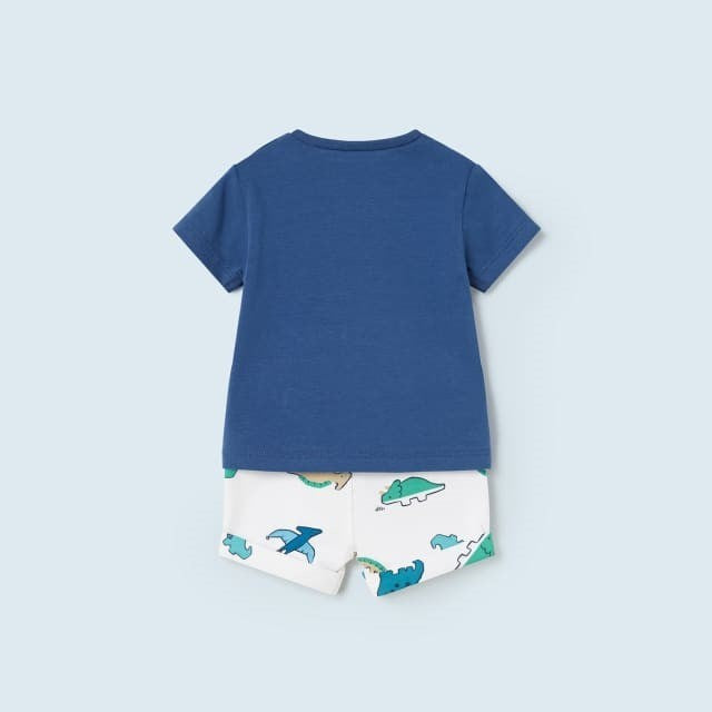 Mayoral Yazlık Erkek Bebek T-shirt Şort Set Lacivert