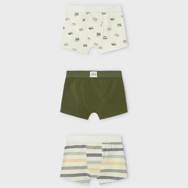 Mayoral Yazlık Erkek Boxer Külot 3'lü Set Yeşil