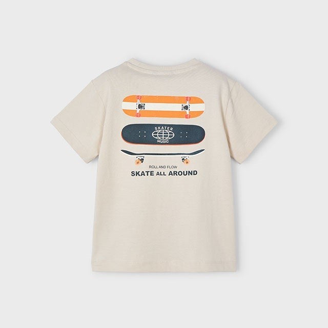 Mayoral Yazlık Erkek Kısa Kol T-shirt Bej