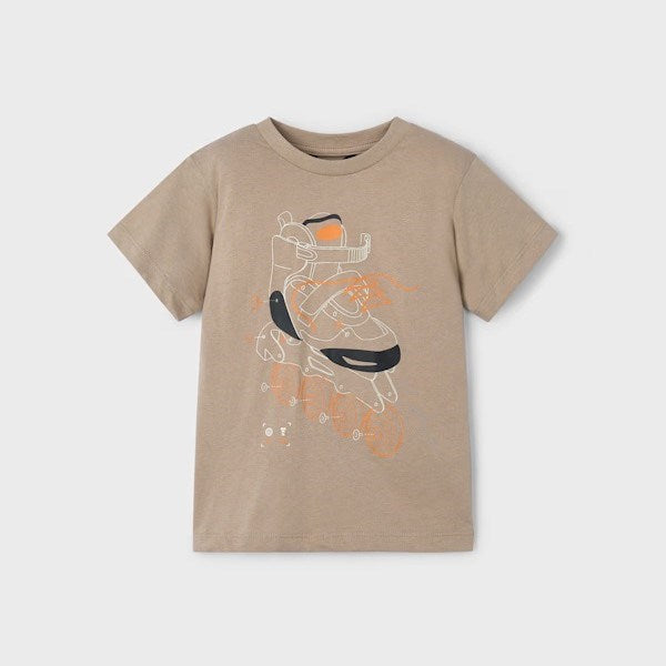 Mayoral Yazlık Erkek Kısa Kol T-shirt Bej