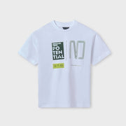 Mayoral Yazlık Erkek Kısa Kol T-shirt Beyaz