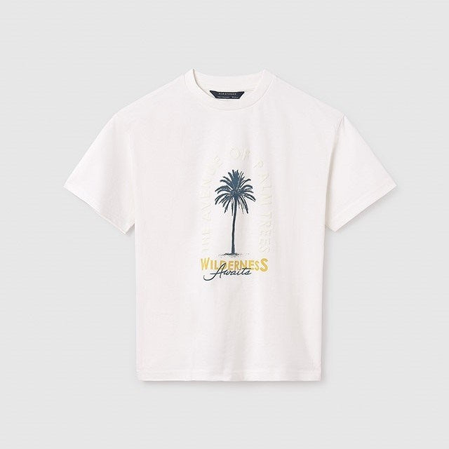 Mayoral Yazlık Erkek Kısa Kol T-shirt Ekru