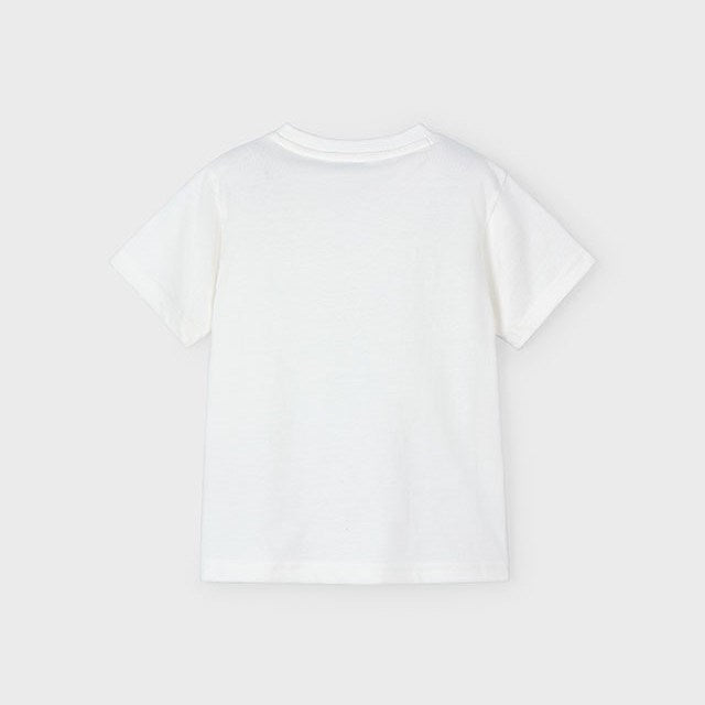 Mayoral Yazlık Erkek Kısa Kol T-shirt Ekru
