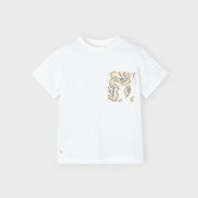 Mayoral Yazlık Erkek Kısa Kol T-shirt Ekru