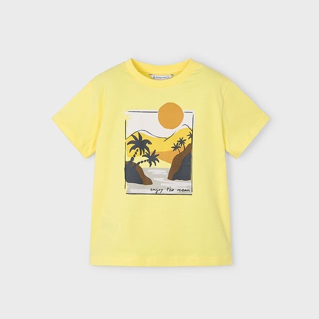 Mayoral Yazlık Erkek Kısa Kol T-shirt Sarı
