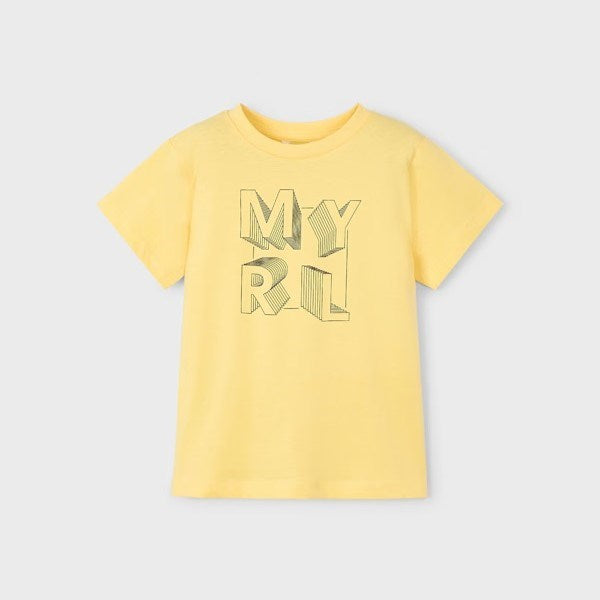 Mayoral Yazlık Erkek Kısa Kol T-shirt Sarı