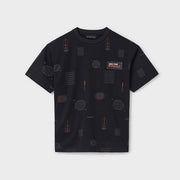Mayoral Yazlık Erkek Kısa Kol T-shirt Siyah