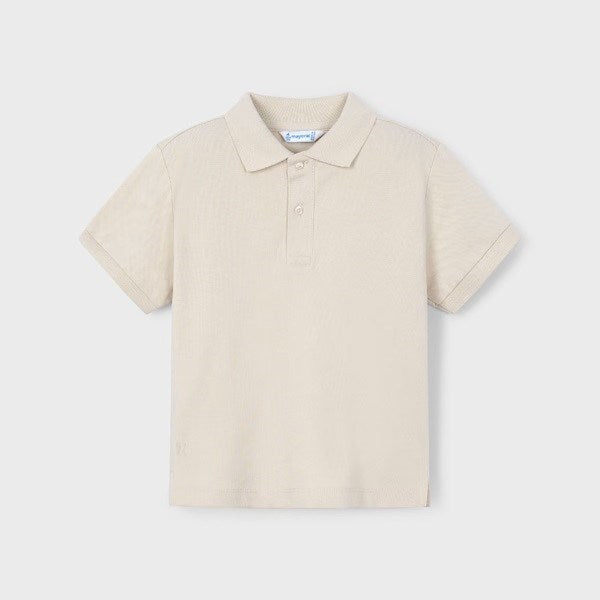 Mayoral Yazlık Erkek Polo Yaka Kısa Kol T-shirt Bej