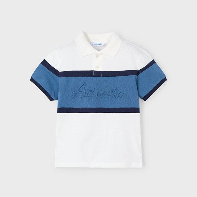 Mayoral Yazlık Erkek Polo Yaka Kısa Kol T-shirt Ekru