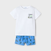 Mayoral Yazlık Erkek T-shirt Mayo 2'li Set Mavi