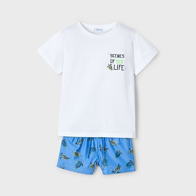 Mayoral Yazlık Erkek T-shirt Mayo 2'li Set Mavi