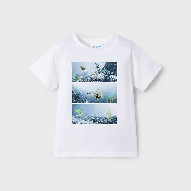 Mayoral Yazlık Erkek T-shirt Şort 3'lü Set Yeşil