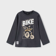 Mayoral Yazlık Erkek Uzun Kol T-shirt Antrasit