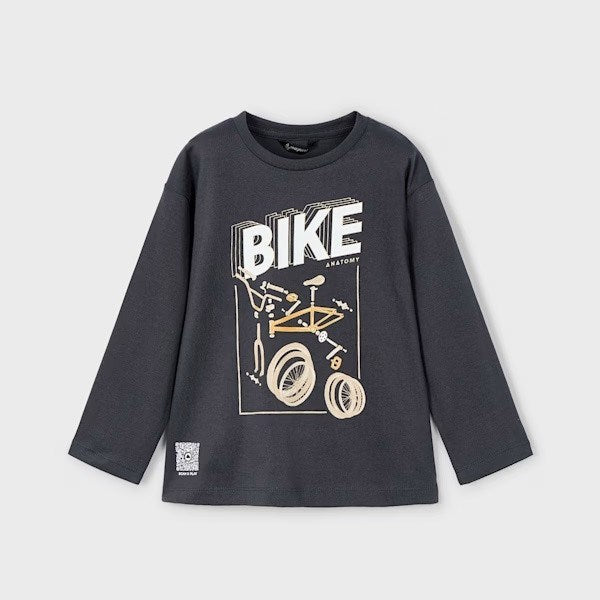 Mayoral Yazlık Erkek Uzun Kol T-shirt Antrasit