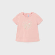 Mayoral Yazlık Kız Bebek Basic Kısa Kol T-shirt Pembe