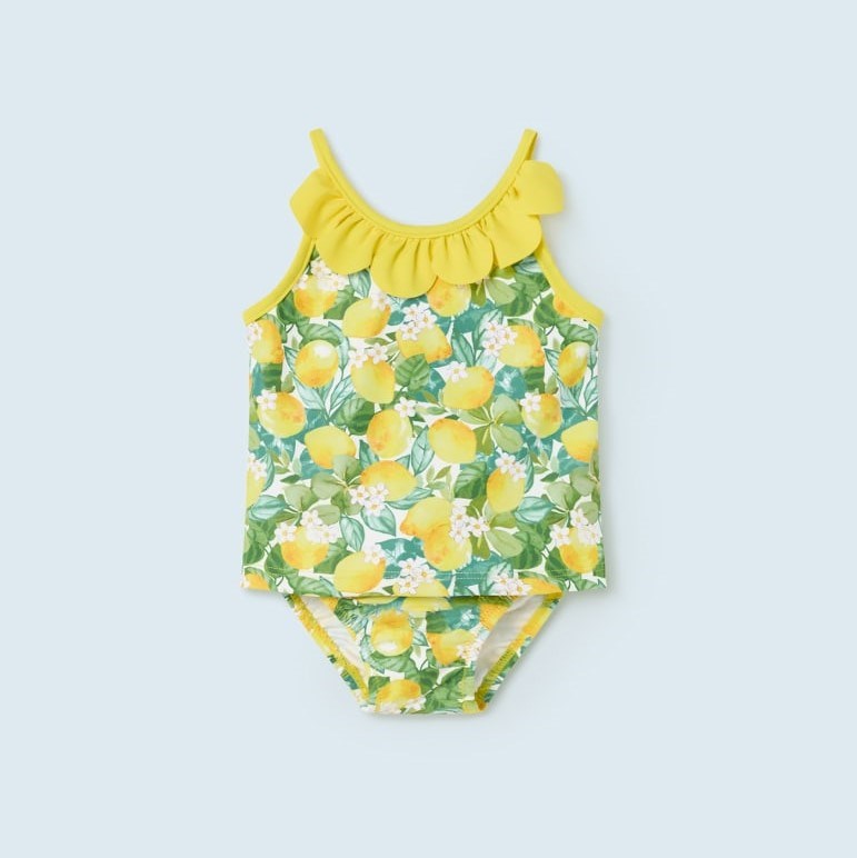 Mayoral Yazlık Kız Bebek Bluz Mayo 2'li Set Sarı