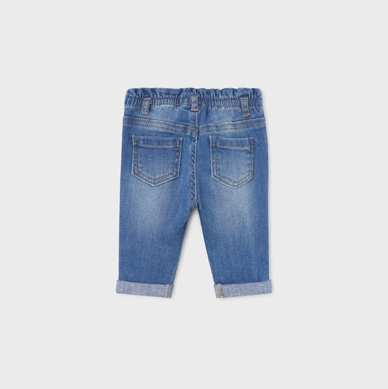 Mayoral Yazlık Kız Bebek Denim Pantolon Denim