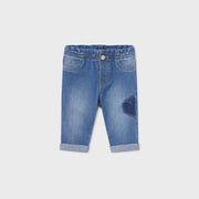 Mayoral Yazlık Kız Bebek Denim Pantolon Denim