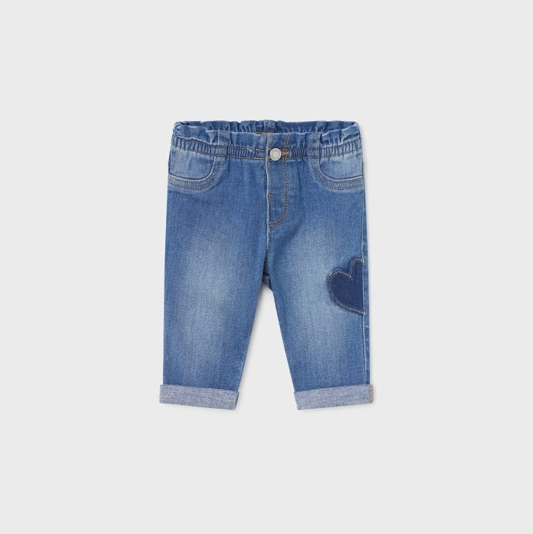 Mayoral Yazlık Kız Bebek Denim Pantolon Denim