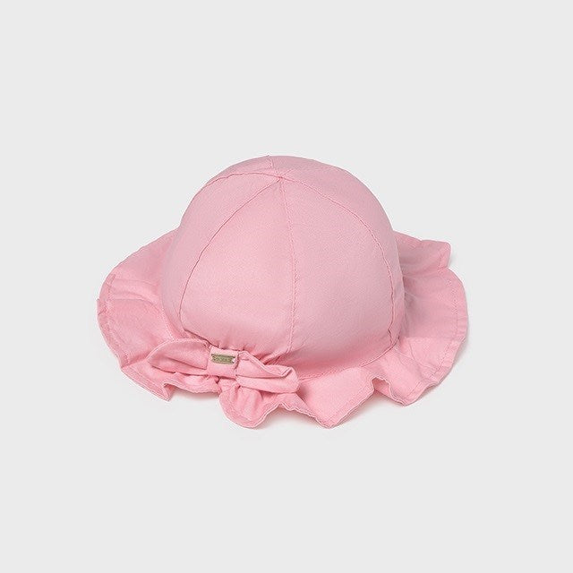 Mayoral Yazlık Kız Bebek Gabardin Şapka Pembe