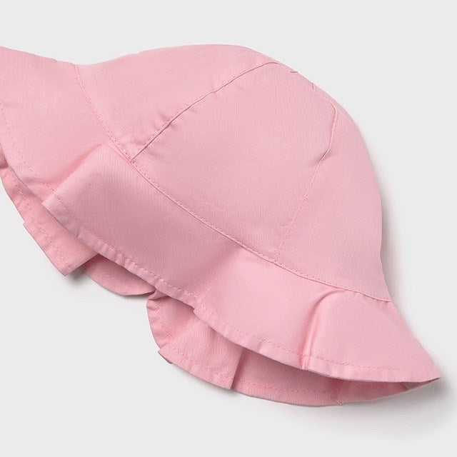 Mayoral Yazlık Kız Bebek Gabardin Şapka Pembe