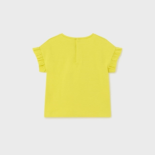 Mayoral Yazlık Kız Bebek Kısa Kol T-shirt Açık Yeşil