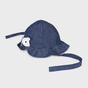 Mayoral Yazlık Kız Bebek Şapka Denim