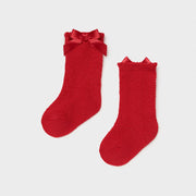 Mayoral Yazlık Kız Bebek Uzun Çorap Kırmızı