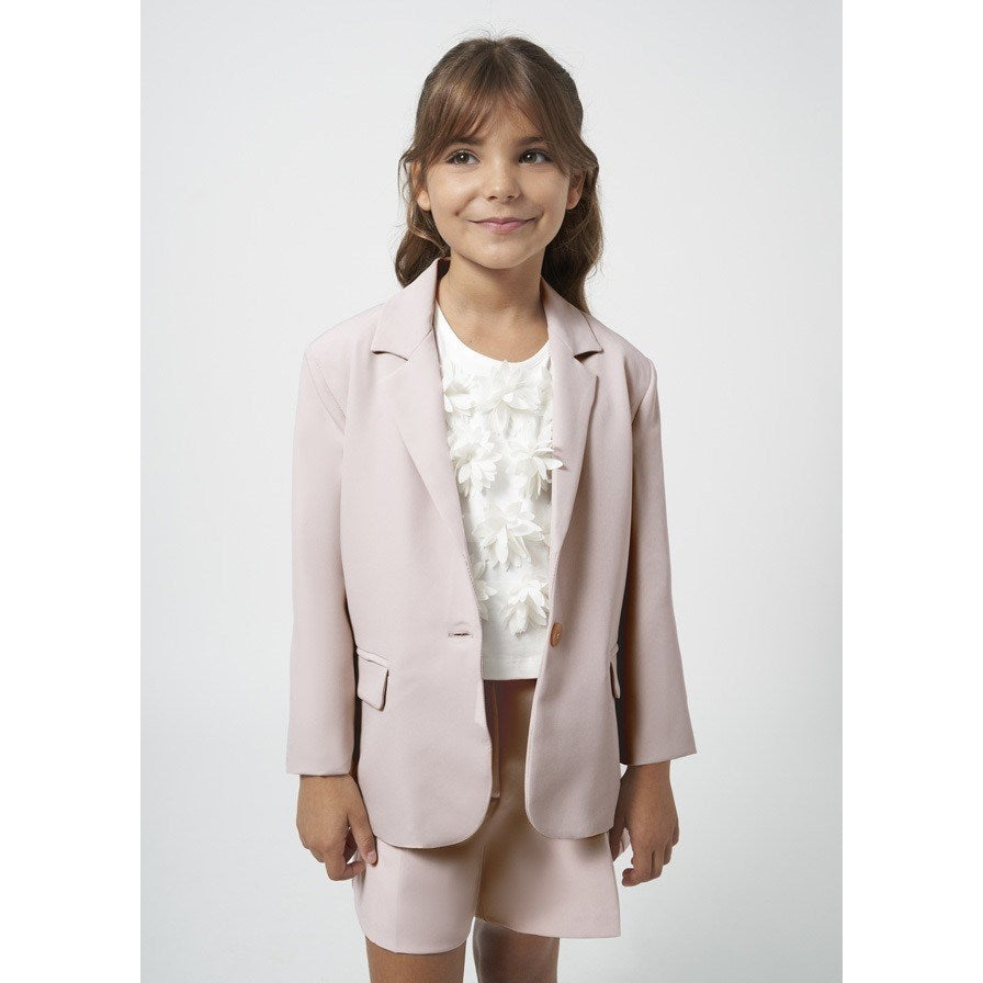 Mayoral Yazlık Kız Blazer Ceket Bej