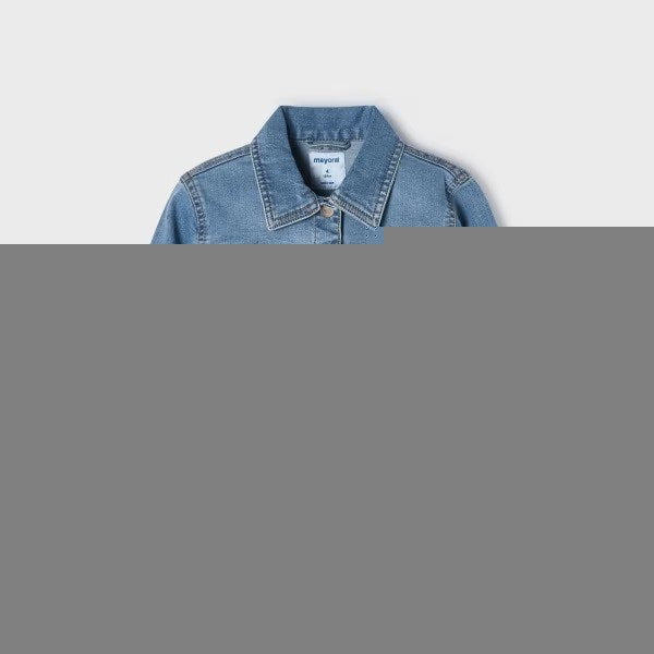 Mayoral Yazlık Kız Denim Ceket Mavi