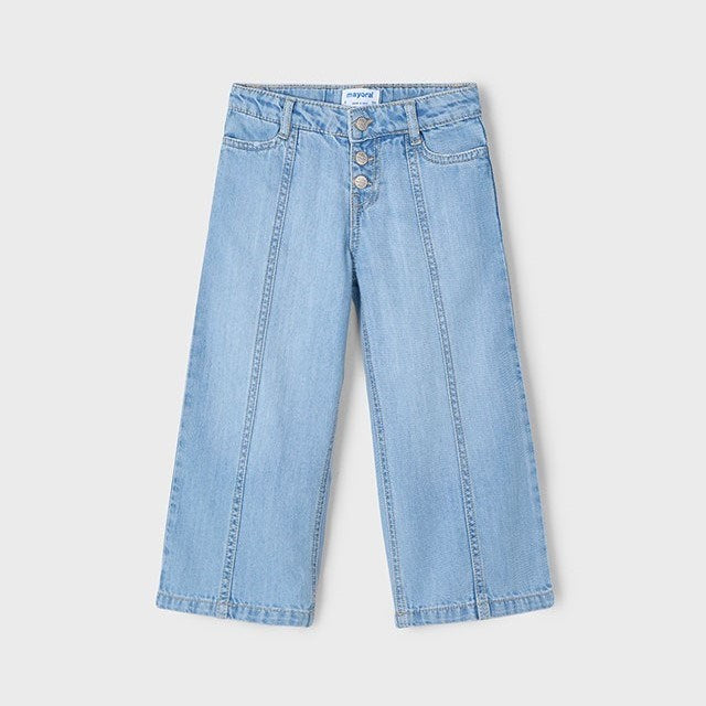 Mayoral Yazlık Kız Denim Pantolon Mavi