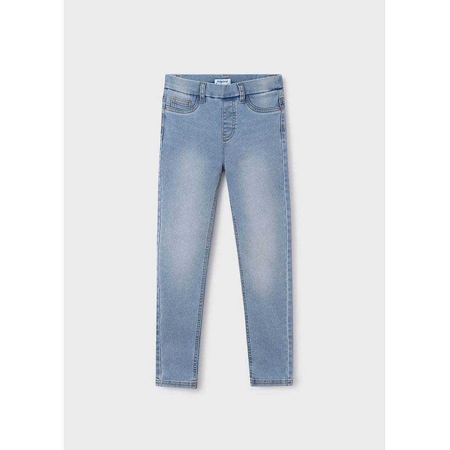 Mayoral Yazlık Kız Denim Tayt Pantolon Mavi