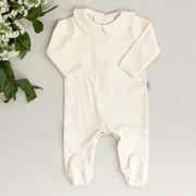 Mayys Baby Organik Bebe Yaka Tulum Bej