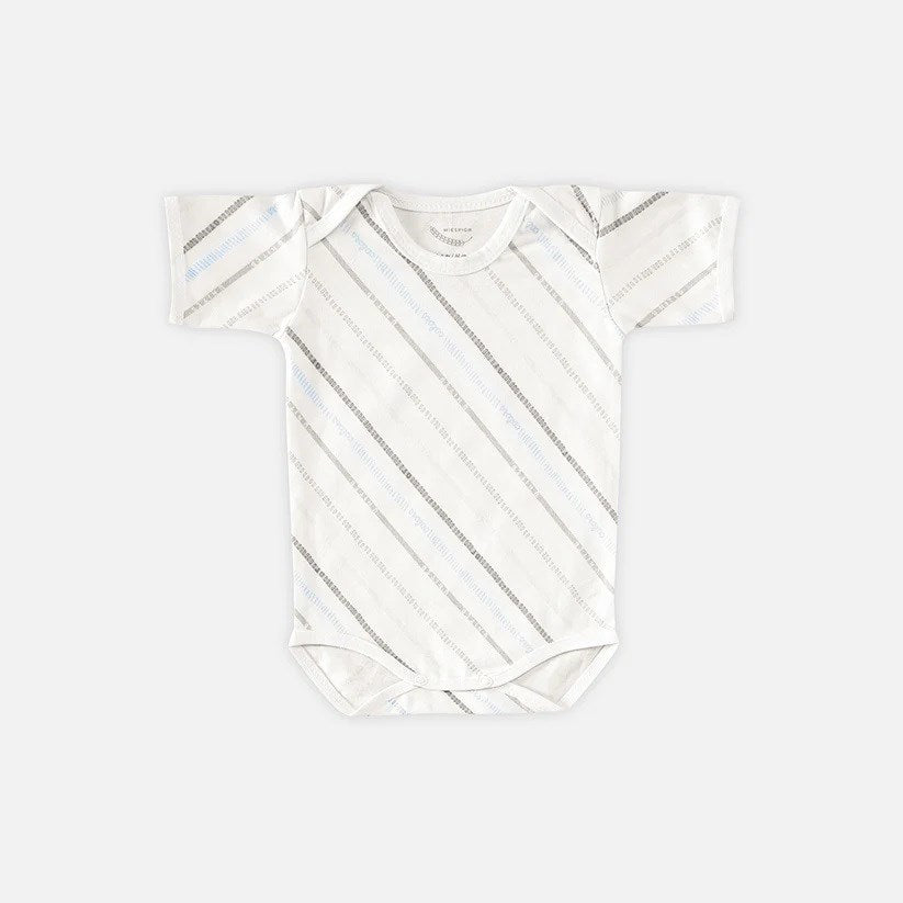 Mi Espiga United Bebek 3'Lü Kısa Kollu Body Set Beyaz
