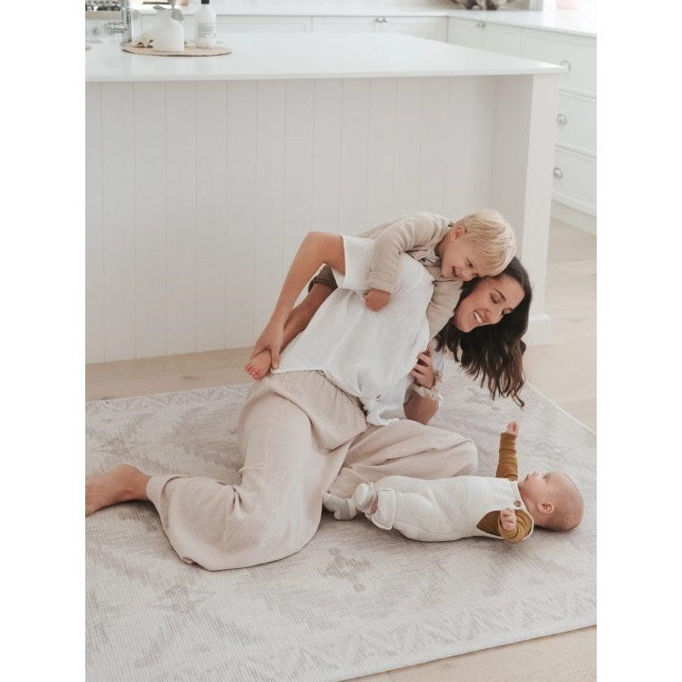 Mikro Australia Bebek Oyun Matı Aztec Ivory - Yuvarlak