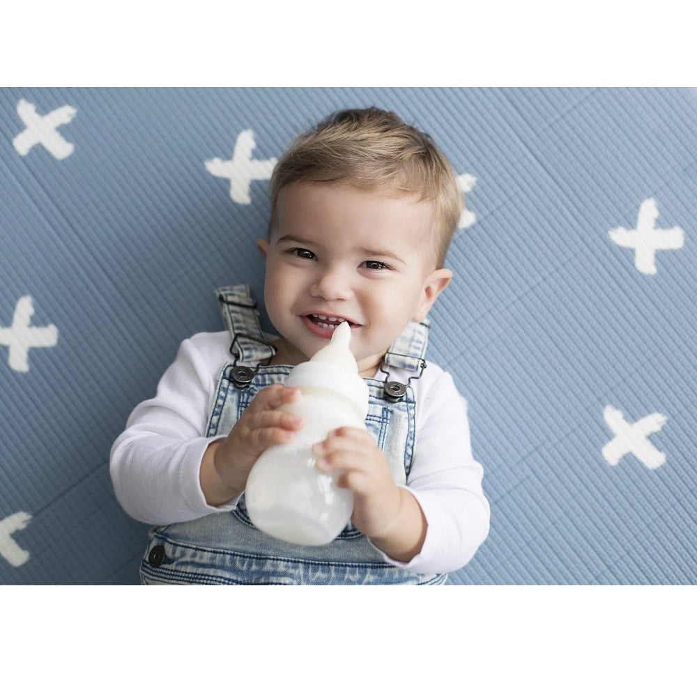 Mikro Australia Bebek Oyun Matı Blue Crosses Aile Boyu