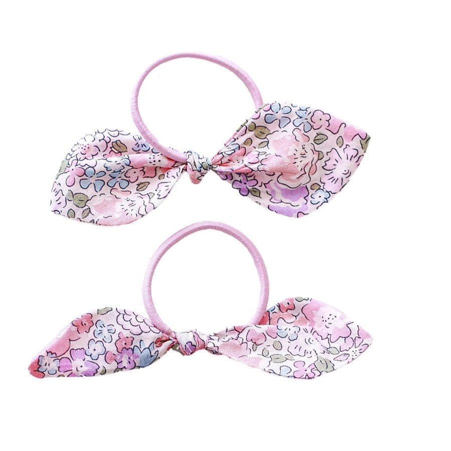 Mini & Kids -  Bunny Ears Kumaş Toka 2'li Lila