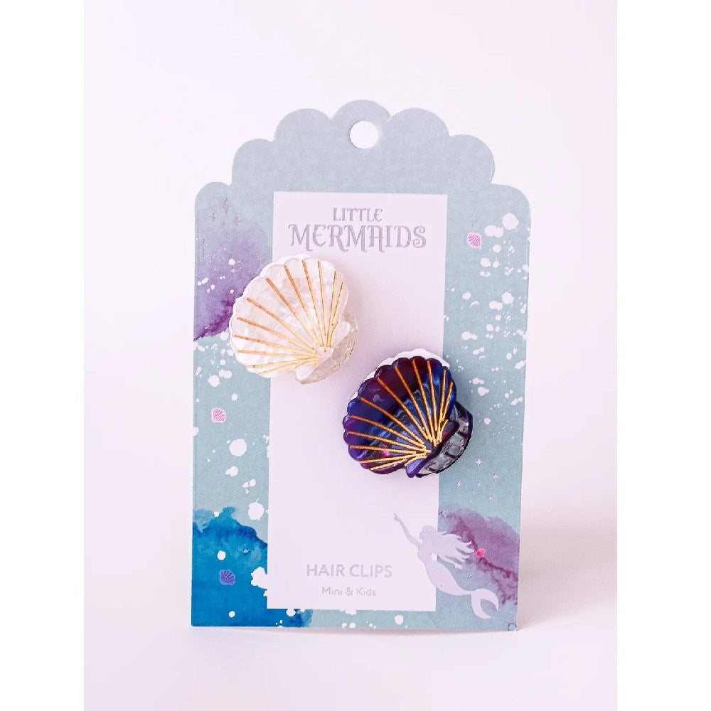 Mini & Kids Little 2'li  Mermaids Medium Toka Mürdüm
