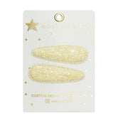 Mini & Kids - Mini Klips Toka 2'li Glitter Sarı