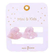 Mini & Kids - Mini Kalp Kemik Toka 2'li Ekru