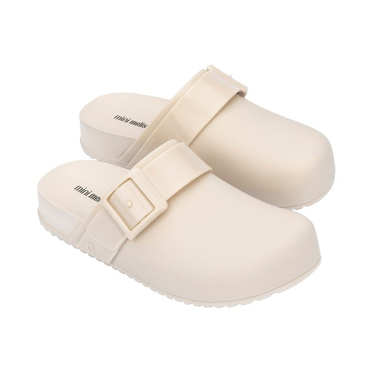 Mini Melissa Cozy Clog Çocuk Terlik Ekru