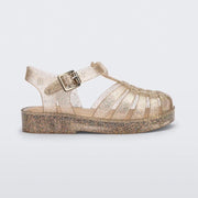 Mini Melissa Işıltılı Bebek Sandaleti Gold Sarı