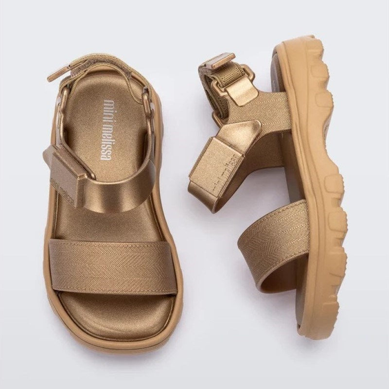 Mini Melissa Kick Off Bebek Sandaleti Kahverengi