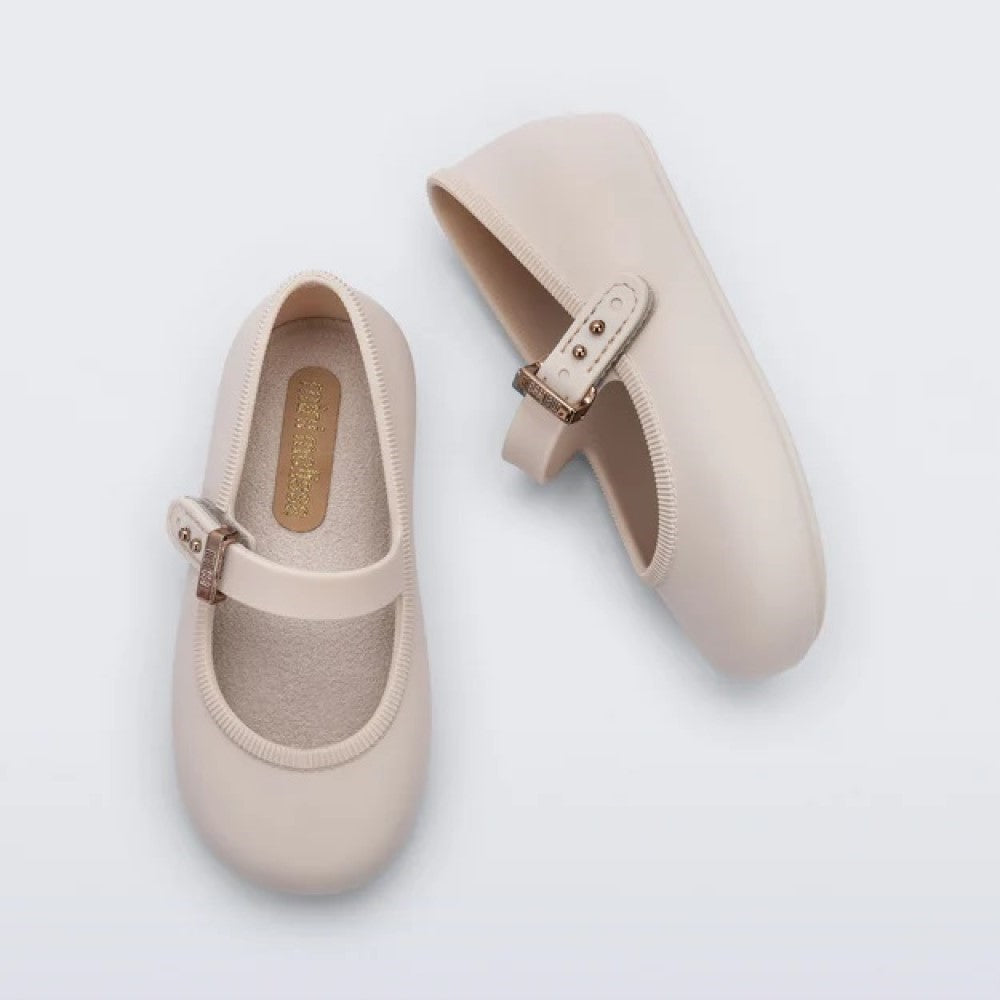 Mini Melissa Kız Bebek Soft Ballerina Babet Bej