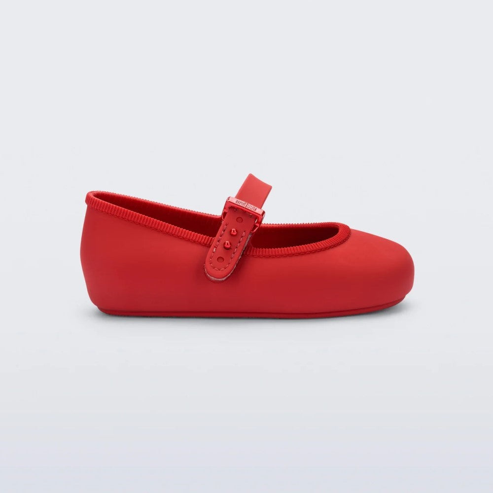 Mini Melissa Kız Bebek Soft Ballerina Babet Kırmızı