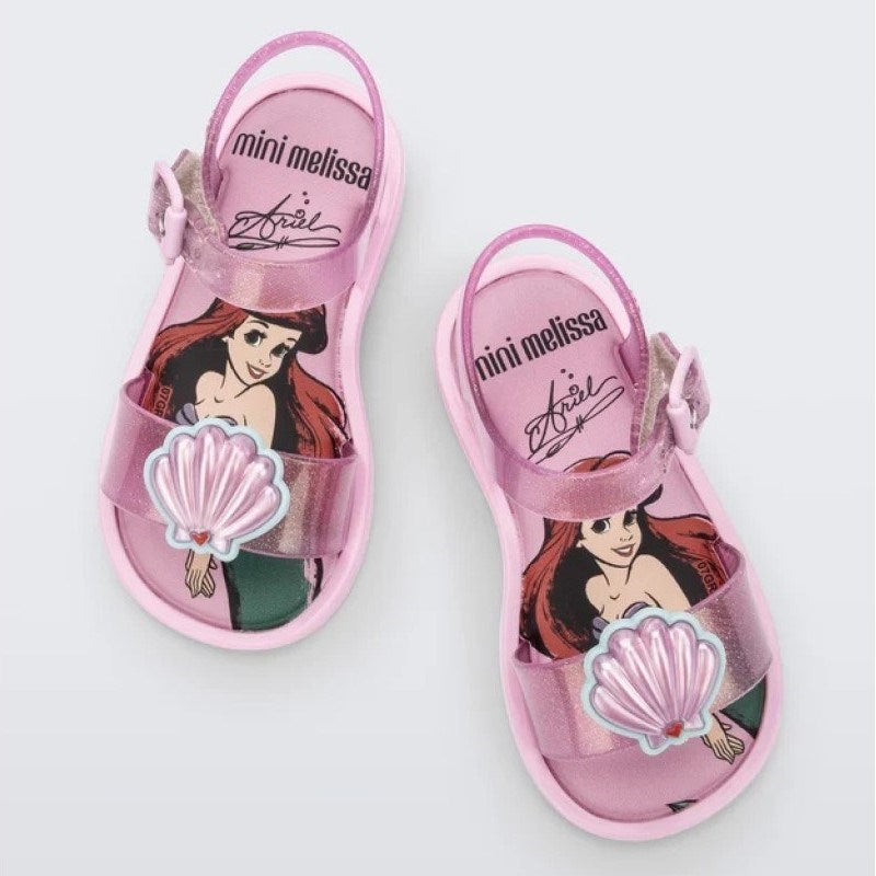 Mini Melissa Mar Sandal Bebek Sandaleti Disney Princess Pembe