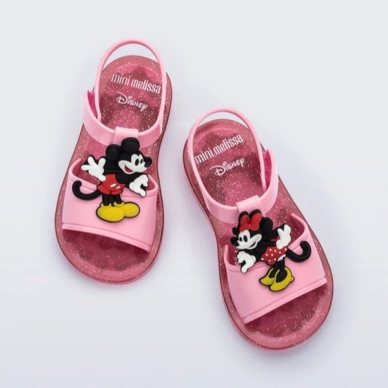 Mini Melissa Play Bebek Sandaleti Mickey Minnie Pembe