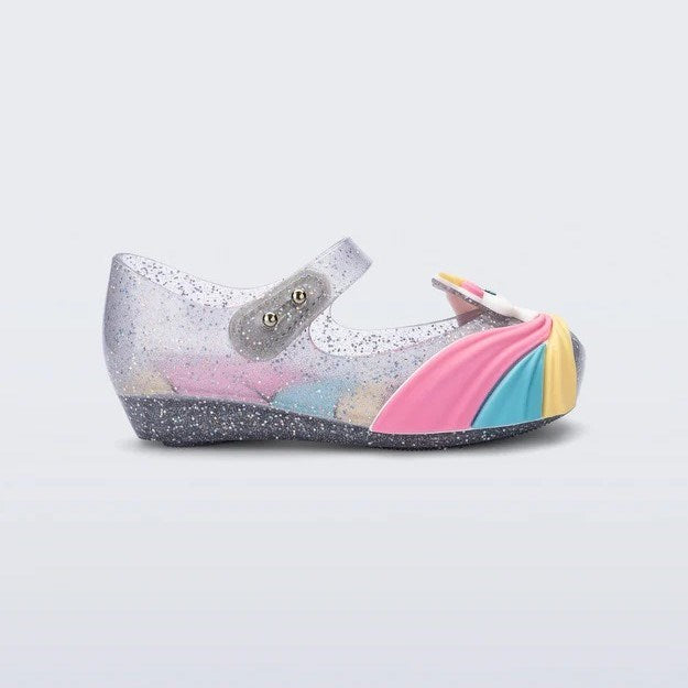 Mini Melissa Ultragirl Uni Bebek Sandaleti Gri