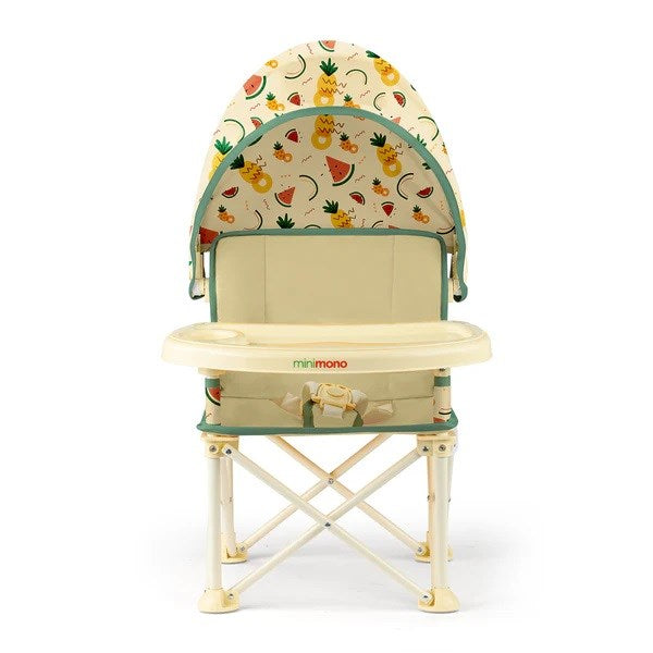 Minimono Tenteli Portatif  Mama Sandalyesi-  Karpuz&Ananas