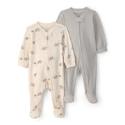 Carter's Erkek Bebek Tulum 2'li Set Gri
